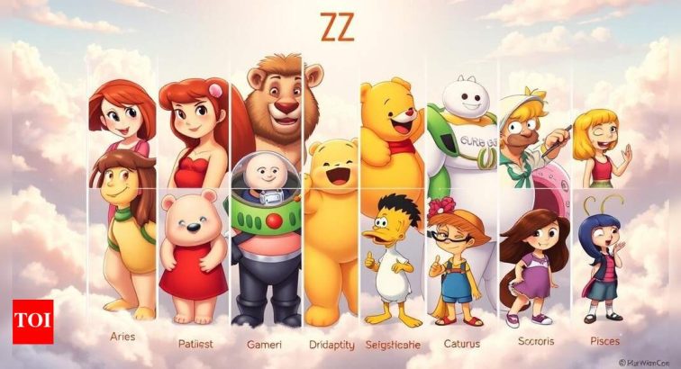 Favourite nostalgic cartoons based on zodiac signs